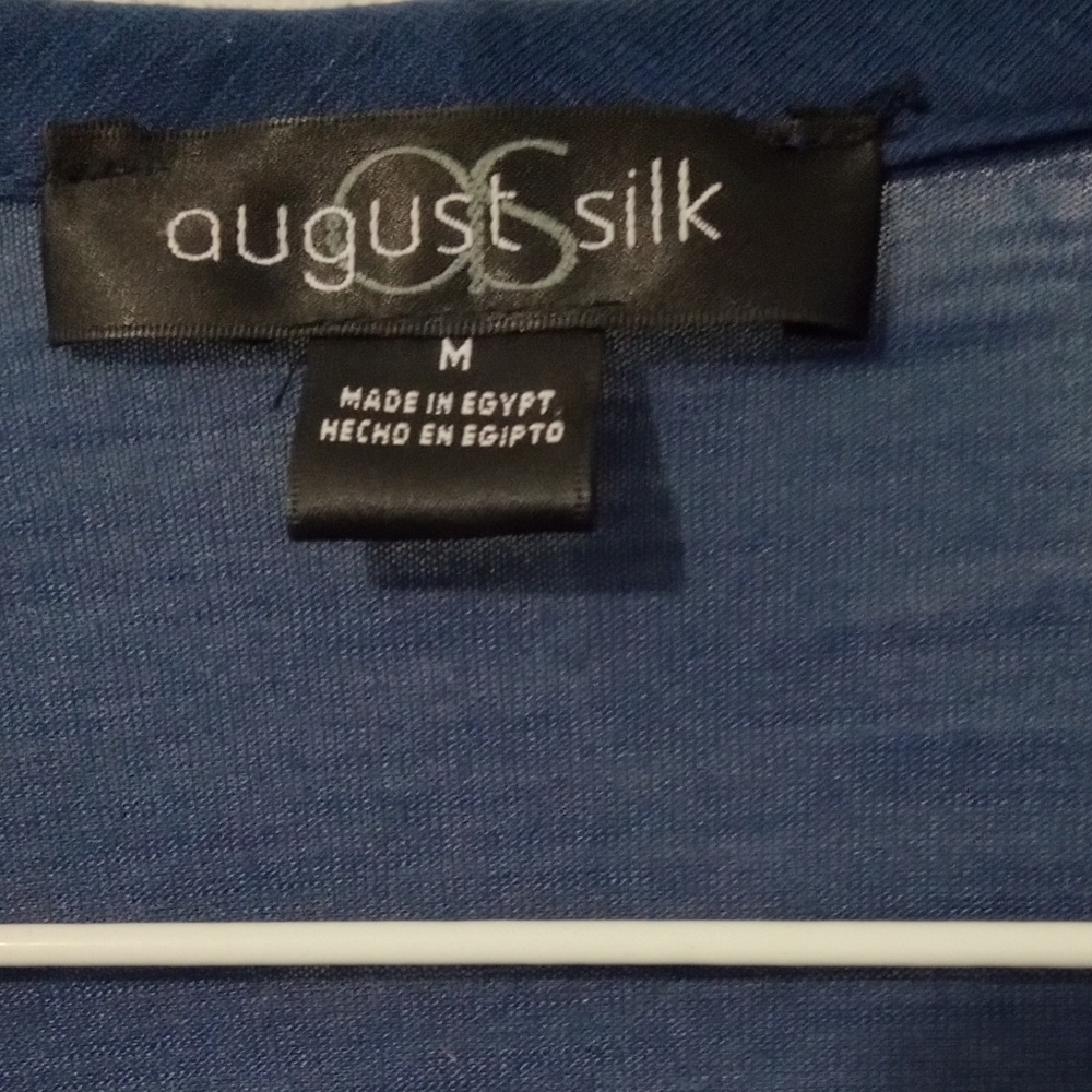 August Silk Navy Open Front Cardigan - Picture 2 of 6